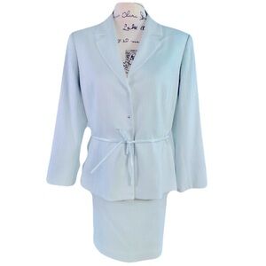 Tahari Diamond Textured Skirt and Blazer